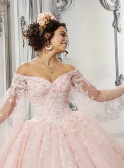Mori Lee Pink Size 8 Ball gown on Queenly