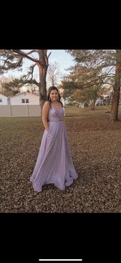 Juliet Purple Size 6 Shiny Straight Dress on Queenly