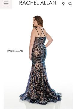 Rachel Allan Multicolor Size 20 Ombre Medium Height Mermaid Dress on Queenly