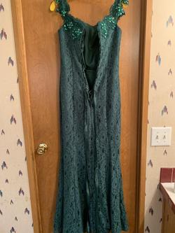 Babyonline D.R.E.S.S Green Size 14 Black Tie Mermaid Dress on Queenly
