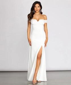 Windsor White Size 14 A-line Dress on Queenly
