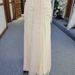 Style P21011 Precious Formals Light Pink Size 6 Tall Height $300 A-line Dress on Queenly