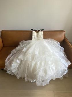 Mori Lee White Size 6 A-line Dress on Queenly
