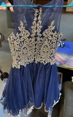 bou bou Blue Size 0 Floor Length Ball gown on Queenly