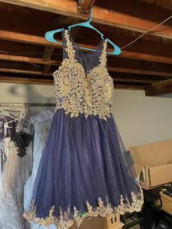 bou bou Blue Size 0 Floor Length Ball gown on Queenly