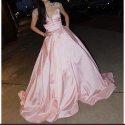 Sherri Hill Pink Size 6 Ball gown on Queenly