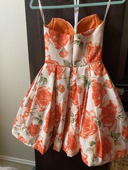Sherri Hill Orange Size 0 Homecoming Cocktail Dress on Queenly
