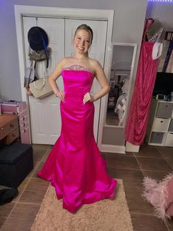 Sherri Hill Pink Size 6 Military Mermaid Dress on Queenly