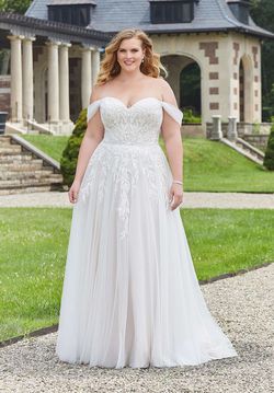 Style 3342 Morilee White Size 18 A-line Straight Dress on Queenly