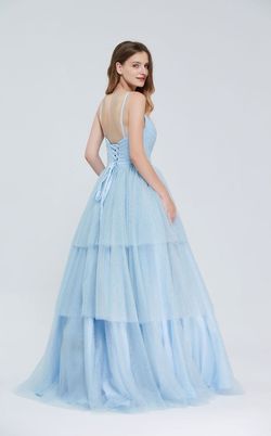 Style Zara Jadore Blue Size 22 Plus Size Bridgerton Ball gown on Queenly