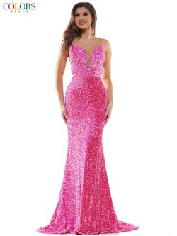 Style 2459 Colors Pink Size 2 Backless Straight Dress on Queenly