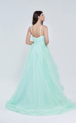 Style Lana Jadore Green Size 20 Tall Height Pageant Tulle Prom Ball gown on Queenly