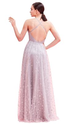 Style Cami Jadore Pink Size 6 Train Backless Fitted Straight Dress on Queenly