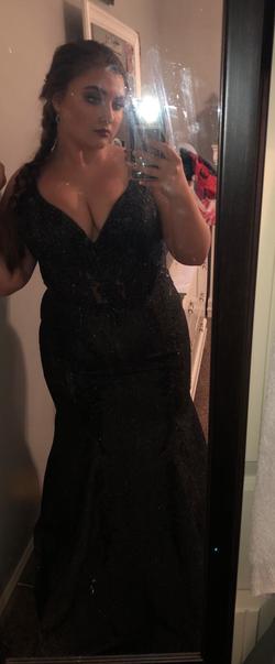 Black Size 18 Mermaid Dress on Queenly