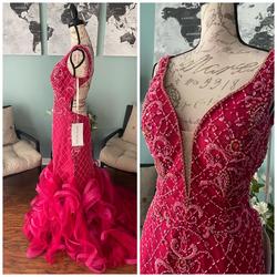 Rachel Allan Pink Size 0 Corset Prom Mermaid Dress on Queenly