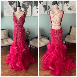 Rachel Allan Pink Size 0 Fitted Pageant Mermaid Dress on Queenly
