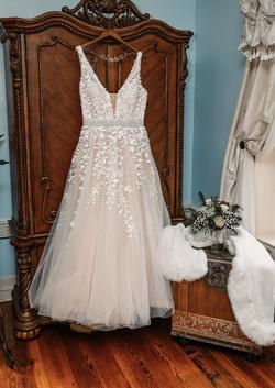 Sherri Hill Nude Size 16 Wedding Ball gown on Queenly