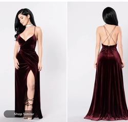 FASHION NOVA Red Size 4 Prom Burgundy Cocktail Dress on Queenly