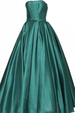 Style JVN1080A Jovani Green Size 2 Sweetheart A-line Straight Dress on Queenly