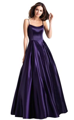 Style 20314 Madison James Purple Size 2 A-line Dress on Queenly
