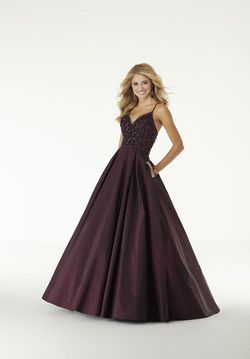 Style 45086 Morilee Red Size 0 Train A-line Straight Dress on Queenly