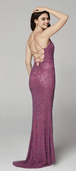 Style 3638 Primavera Pink Size 0 Sorority Formal Side slit Dress on Queenly