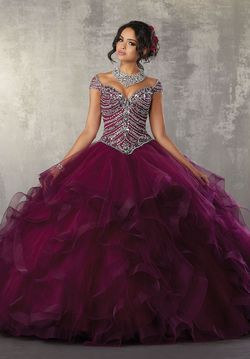 Style 89162 Morilee Pink Size 2 Tulle Quinceanera Ball gown on Queenly
