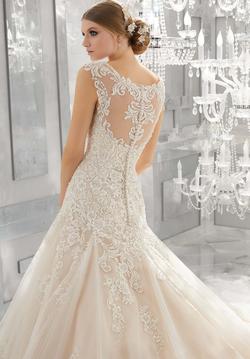 Style 8174 Morilee White Size 4 Sweetheart Ball gown on Queenly