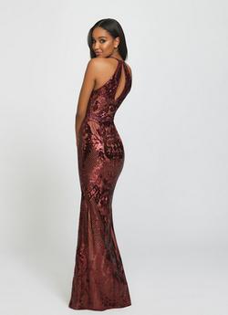 Style 19-173 Madison James Red Size 10 Straight Dress on Queenly