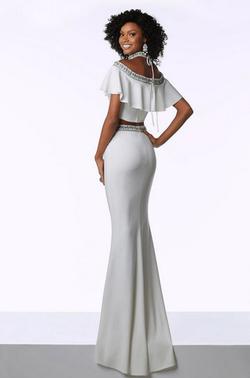 Style 42045 Morilee White Size 12 Two Piece Straight Dress on Queenly