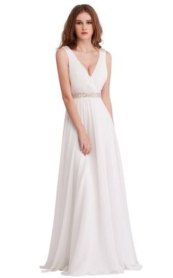 Style J15002 Jadore White Size 8 Wedding Straight Dress on Queenly