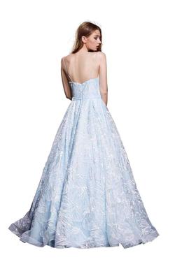 Style J12015 Jadore Blue Size 8 Sweetheart Ball gown on Queenly
