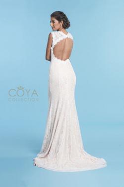 Style CL1369 Coya White Size 6 Sweetheart Sheer Mermaid Dress on Queenly