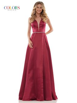 Style Cara Colors Red Size 10 Floor Length $300 Prom A-line Dress on Queenly