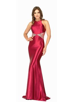 Style Haylie Abby Paris Red Size 4 Prom Tall Height Straight Dress on Queenly