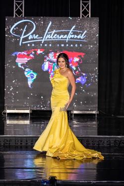 Rachel Allan Yellow Size 6 Floor Length Pageant Mermaid Dress on Queenly