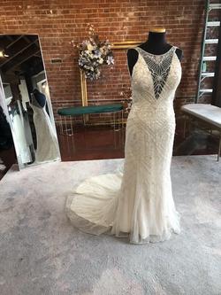 Style Maui Sottero and Midgley  Nude Size 6 Straight Dress on Queenly