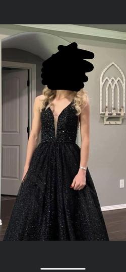 Mori Lee Black Size 0 Backless Ball gown on Queenly