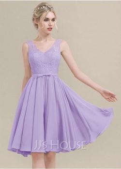 JJs House Purple Size 6 Midi Cocktail Dress on Queenly