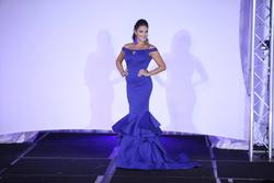 Fernando Wong Blue Size 6 Black Tie Mermaid Dress on Queenly