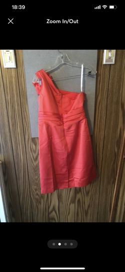 David's Bridal Red Size 12 Plus Size Cocktail Dress on Queenly