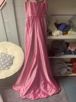 Sherri Hill Pink Size 0 Belt Pockets Straight Dress on Queenly
