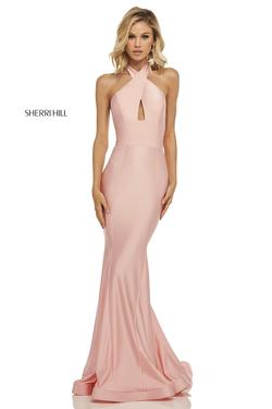 Style 52784 Sherri Hill Pink Size 0 Pageant Mermaid Dress on Queenly