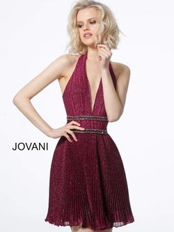 Style 2086 Jovani Red Size 2 Burgundy Cocktail Dress on Queenly