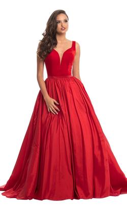 Jonathan Kayne Red Size 4 Ball gown on Queenly