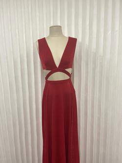 Abyss by Abby Red Size 6 Side slit Dress on Queenly