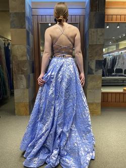 Sherri Hill Blue Size 00 Prom Ball gown on Queenly