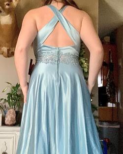 Dillards Blue Size 6 Straight Dress on Queenly