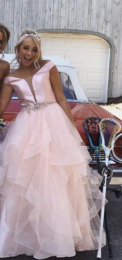 Terani Couture Pink Size 2 Floor Length Prom Ball gown on Queenly