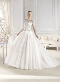 Style EREDEN La Sposa White Size 10 Floor Length Wedding Bridgerton Ball gown on Queenly